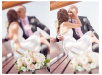 Photographe professionnel de mariage séance couple bord de mer Saint Raphael dans le var