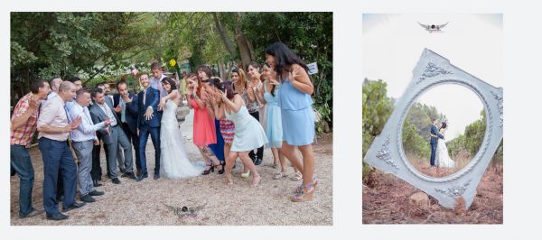 photos de mariage avec témoins rigolotes et originales près de Toulon dans le var 83